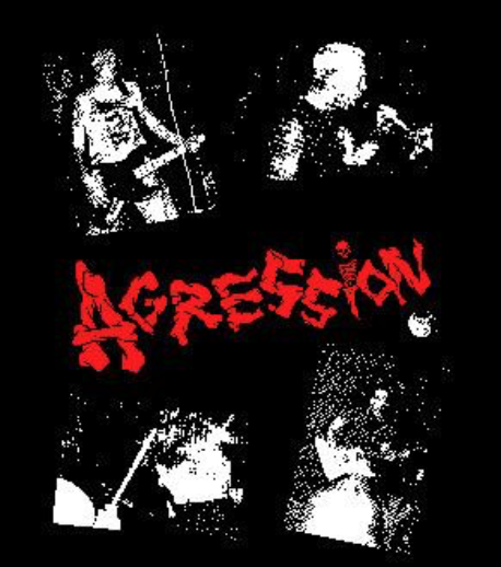 AGRESSION - Red Band - Back Patch